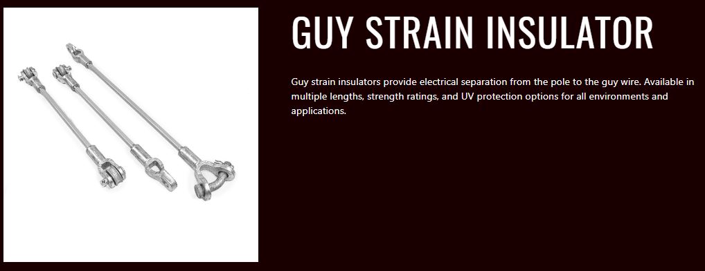 INSULATOR GUY STRAIN 21K