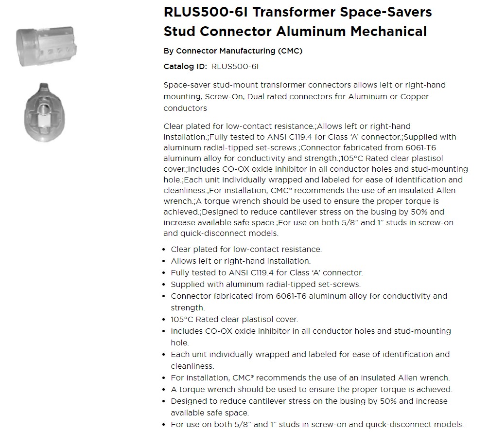 RLUS5006I